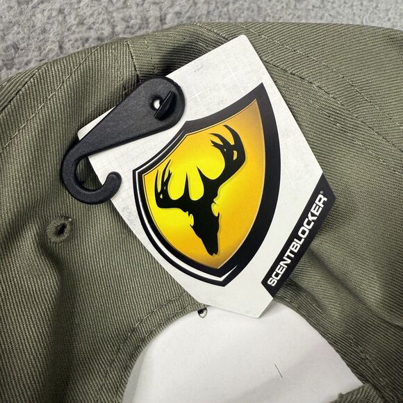 Scent Blocker Hat Green Strap Back Ball Cap Shield Logo Outdoors Hunting NWT Men - Picture 7 of 12